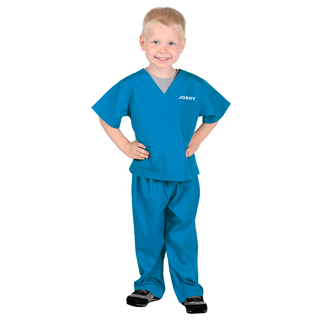 Personalized Jr. Dr. Scrubs - Astor Blue
