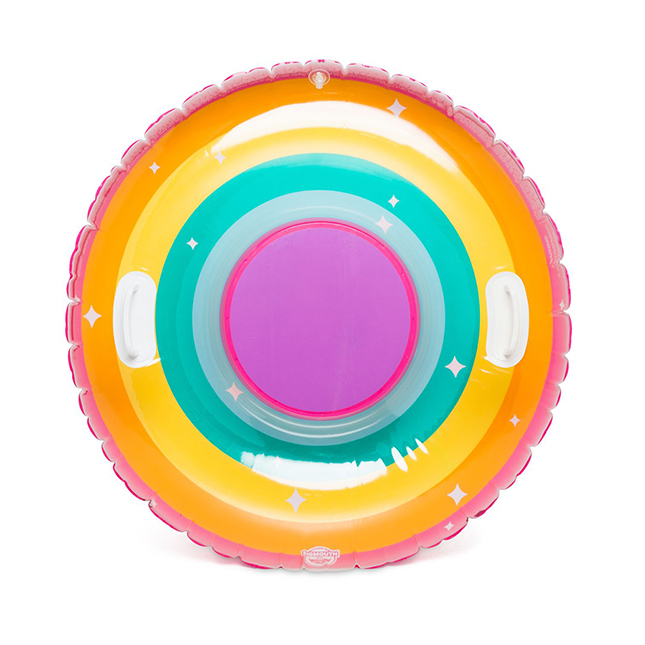 Round Magical Rainbow Snow Tube