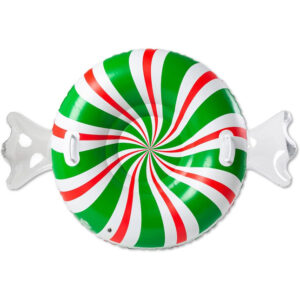 Peppermint Snow Tube - Green Red White