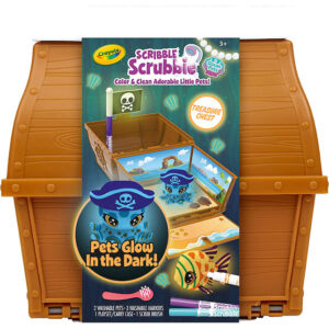 Scribble Scrubbie Pets Glow - Ocean Treasure Chest