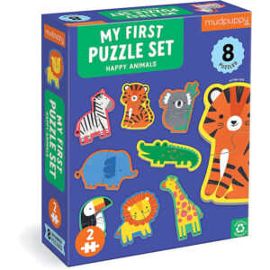 Happy Animals 2 Piece My First Puzzles