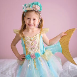Mermalicious Dress with Tail - Size 5-6