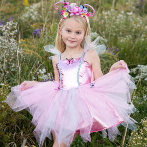 Woodland Butterfly Dress & Headband - Size 5-6