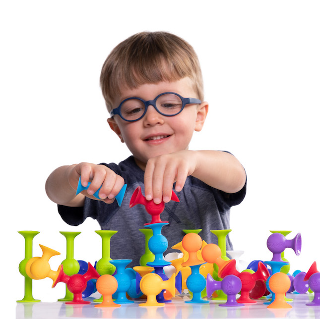 Squigz Silicone Suction-Construction Building Toy for Kids Ages 3 and Up