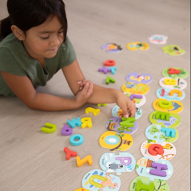 Match Learn Letters Numbers