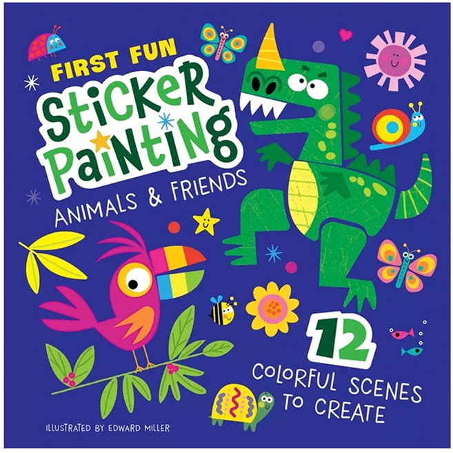 First Fun Sticker Painting - Animals & Friends