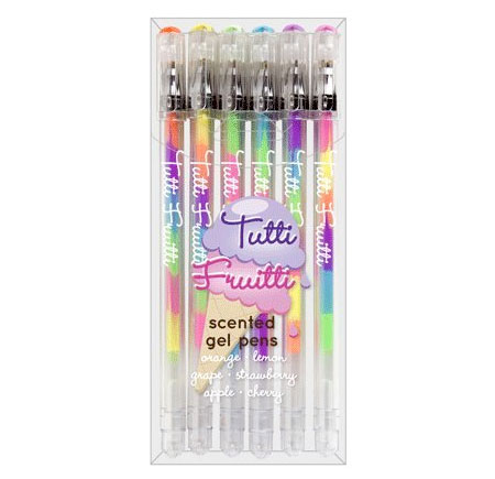 Tutti Fruitti Gel Pens - 6 pk