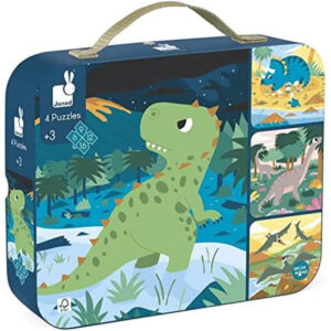 4 Progressive Puzzles - Dinosaurs