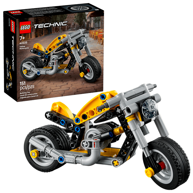 LEGO Technic - Yellow Motorcycle