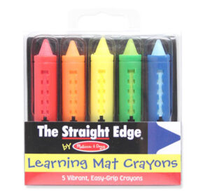 Write On-Wipe Off Learning Mat Crayons