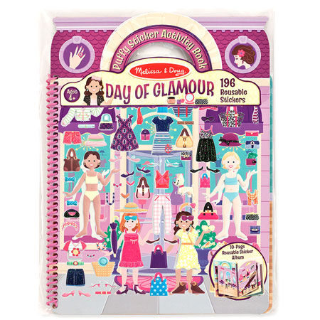 Deluxe Puffy Sticker Album - Day of Glamour