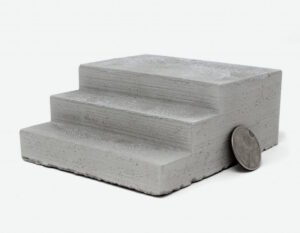Mini Materials - 1:12 Scale Concrete Steps