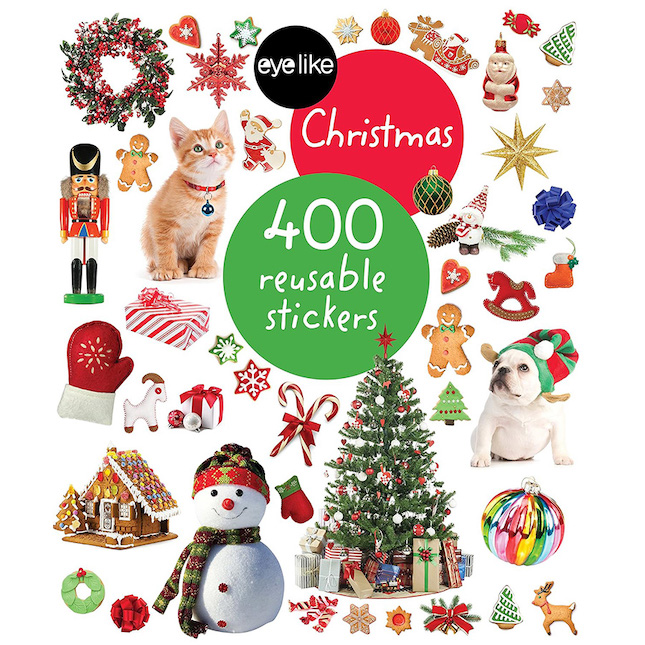 Eyelike Reusable Sticker Book - Christmas