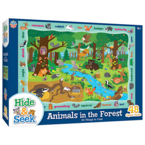 Hide & Seek Animals in the Forest 48pc Puzzle