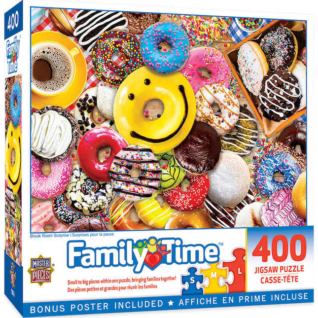 Break Room Surprise Family Time 400pc EZ-Grip Puzzle