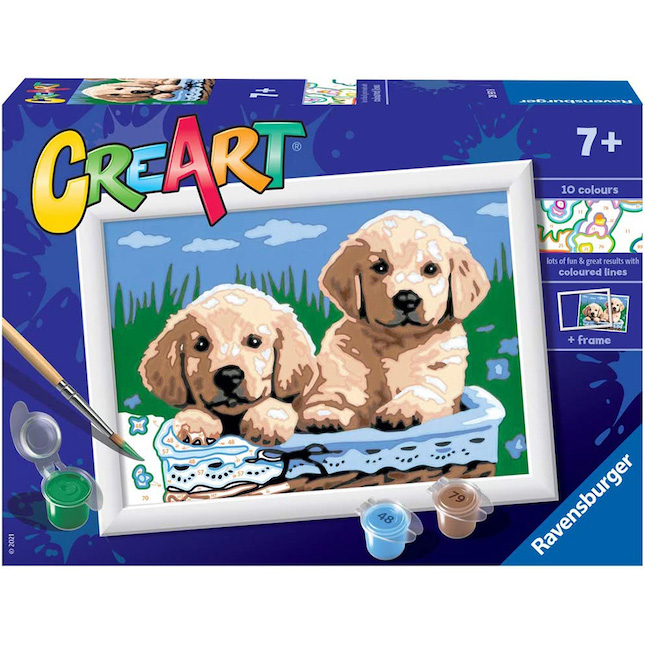 CreArt Cute Puppies - 5 x 7