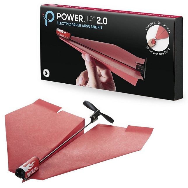 PowerUp 2.0 Electric Paper Airplane Conversion Kit - Red