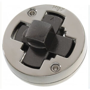 Hanayama Cast Metal Puzzle Hex - Level 3