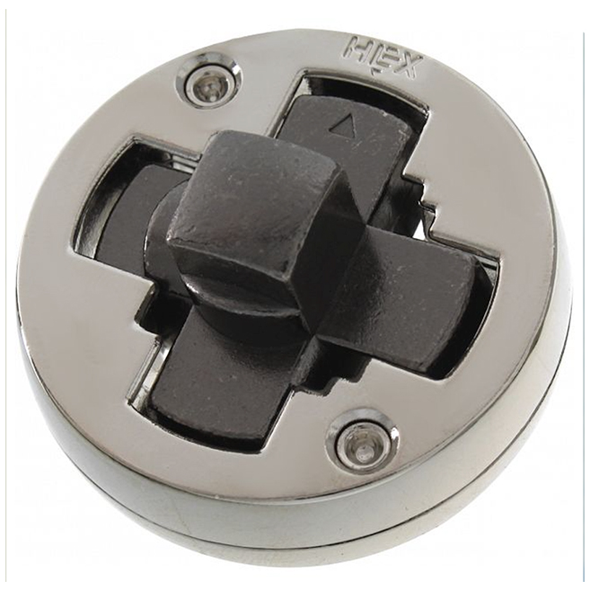 Hanayama Cast Metal Puzzle Hex - Level 3